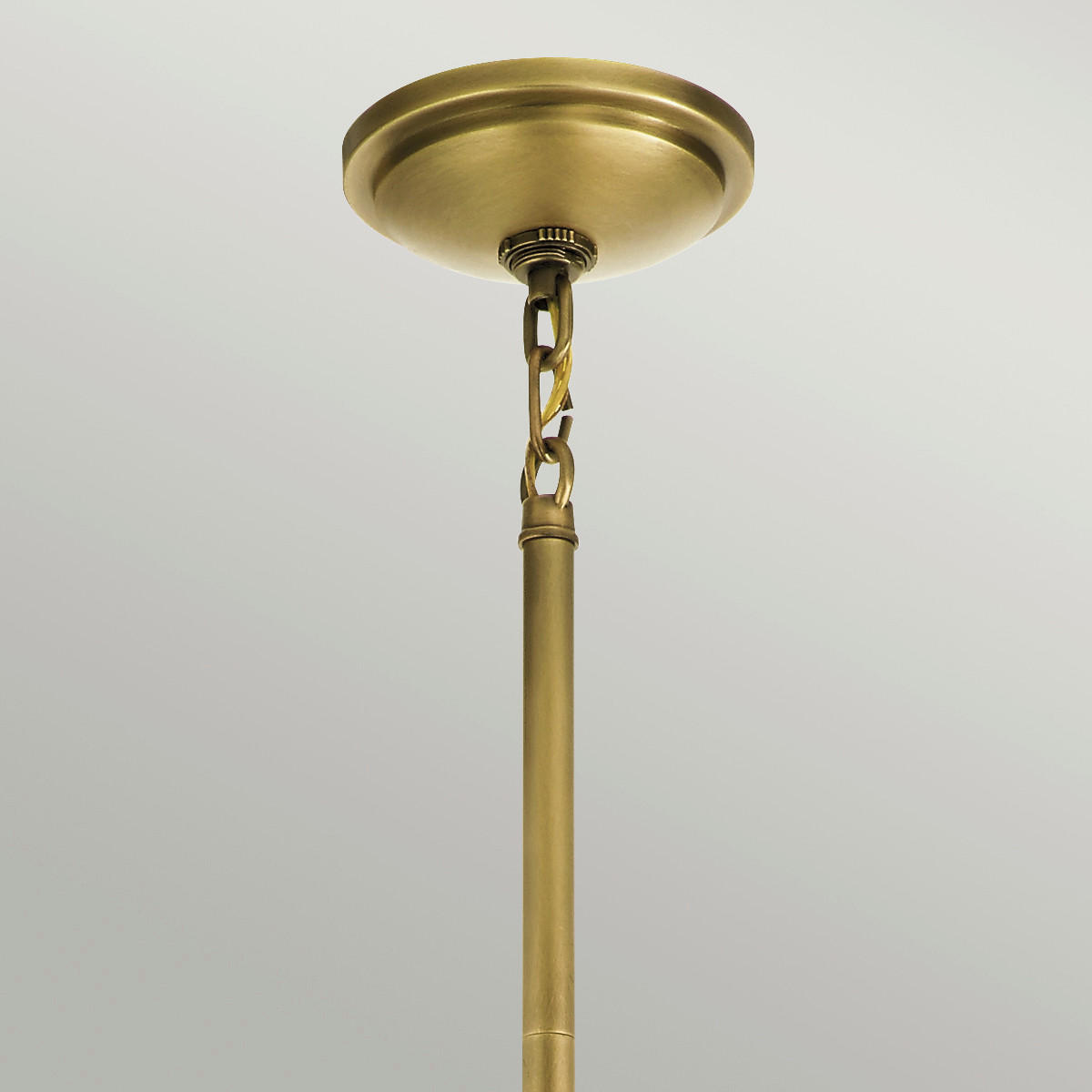 HÄNGELEUCHTE Elstead Tollis 40.8/75.1 cm   - Messingfarben/Weiß, Design, Glas/Metall (40.8/75.1cm) - Elstead Lighting