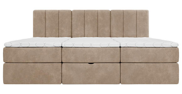 FAMILIENBETT - Schwarz/Braun, Design, Holzwerkstoff/Kunststoff (270/200cm) - Esposa