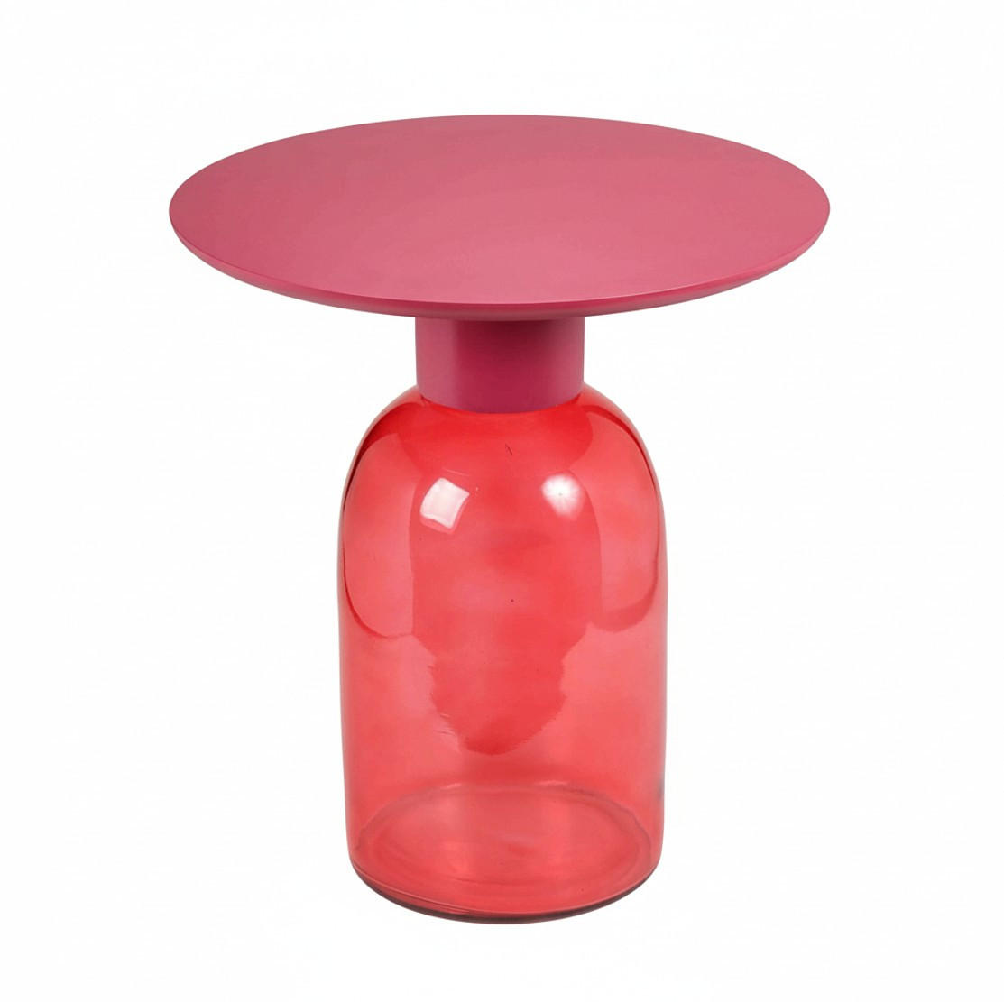 Mid.you Beistelltisch Pink 50x55x50 cm