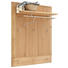 GARDEROBENPANEEL Balkeneiche furniert, massiv geölt Eichefarben, Nickelfarben - Eichefarben/Nickelfarben, Natur, Holz/Metall (90/113/29cm) - Linea Natura GARDEROBENPANEEL Balkeneiche furniert, massiv geölt Eichefarben, Nickelfarben - Eichefarben/Nickelfarben, Natur, Holz/Metall (90/113/29cm) - Linea Natura