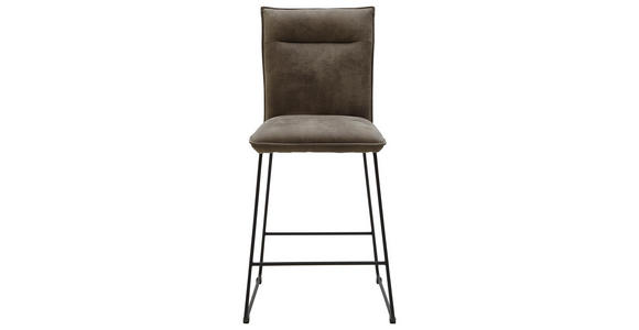 TRESENSTUHL Mikrofaser Schwarz, Schlammfarben - Schlammfarben/Schwarz, Design, Textil/Metall (56/98/62cm) - Valnatura