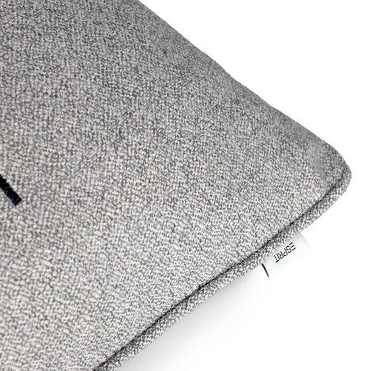 KISSENHÜLLE E-Signature  - Grau, Basics, Textil (45/45cm) - Esprit
