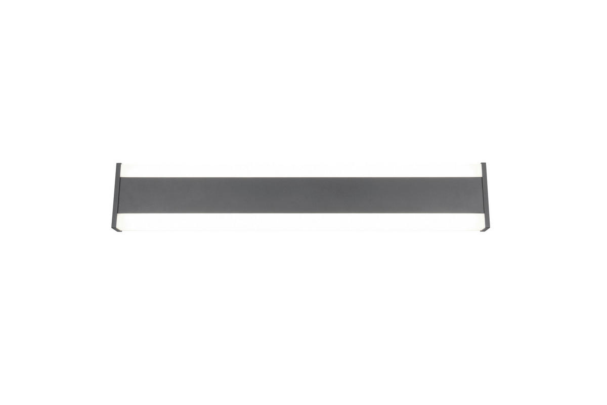 AUSSENWANDLEUCHTE - Weiss/Anthrazit, Design, Kunststoff/Metall (10,7/60/6cm) - Trio Leuchten