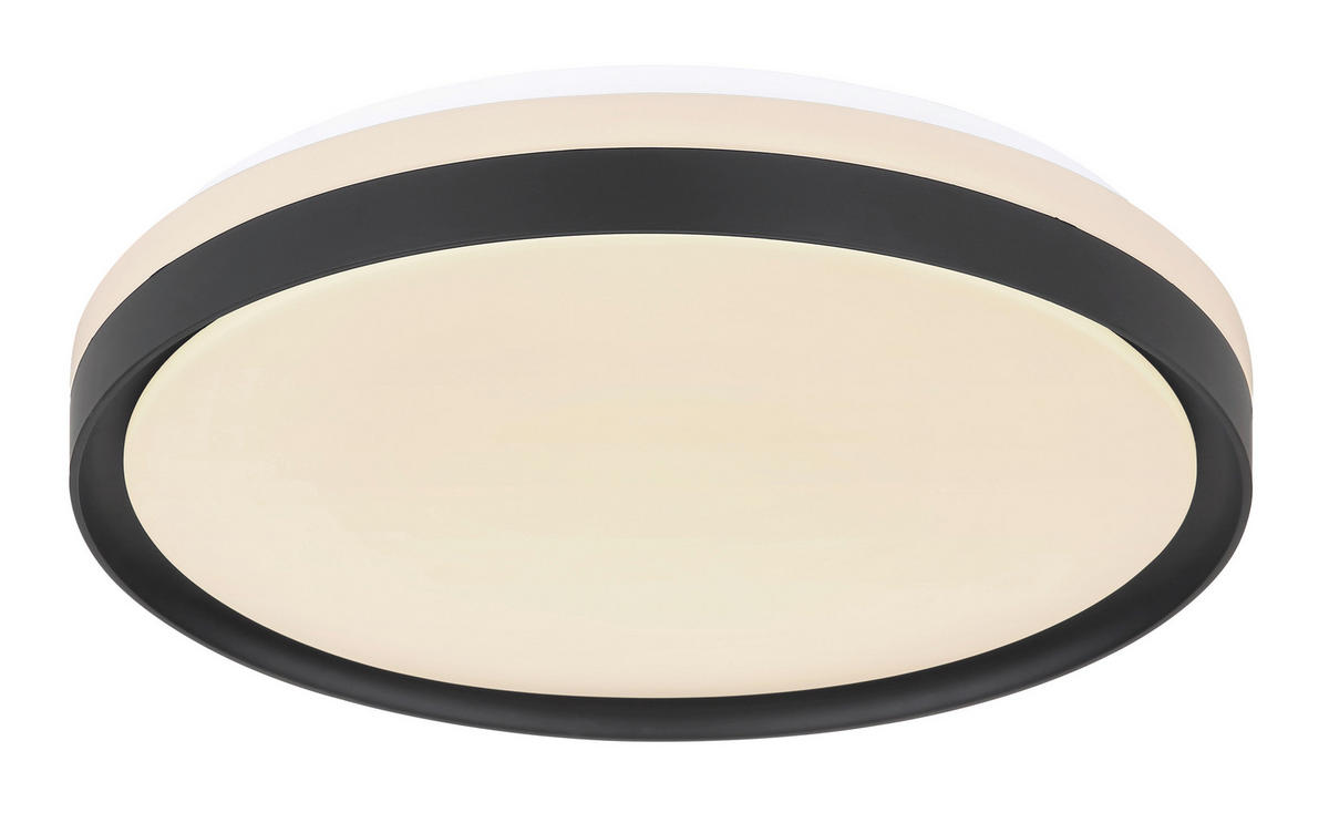 LED-DECKENLEUCHTE 18 W  39/8 cm    - Weiss/Opal, Design, Kunststoff/Metall (39/8cm) - Globo