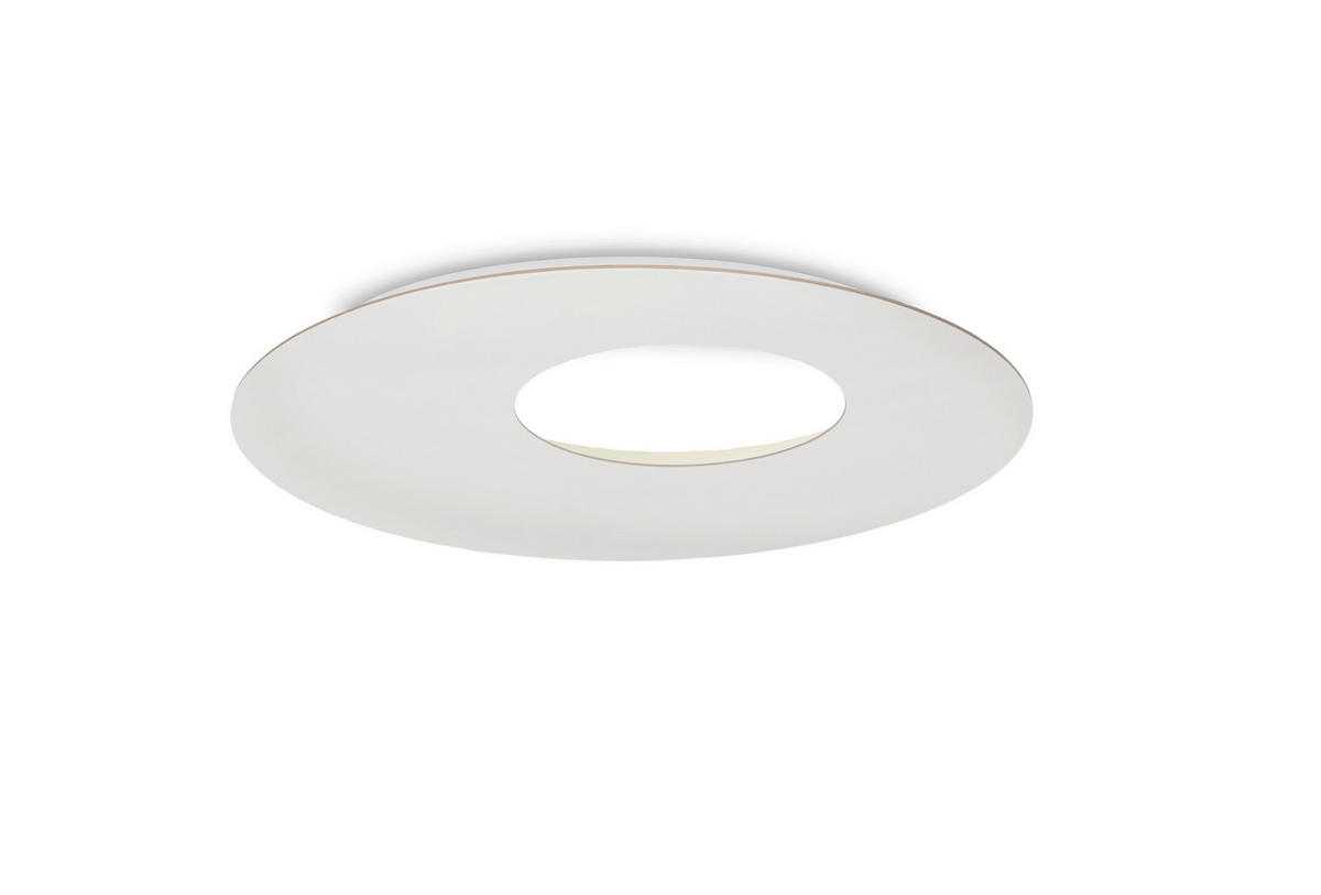 LED-DECKENLEUCHTE 59/3,5 cm  - Weiß, Design, Metall (59/3,5cm) - Escale