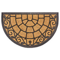 KOKOSMATTE  45/75 cm  Schwarz, Hellbraun  - Hellbraun/Schwarz, Basics, Naturmaterialien/Kunststoff (45/75cm) - Hanse Home
