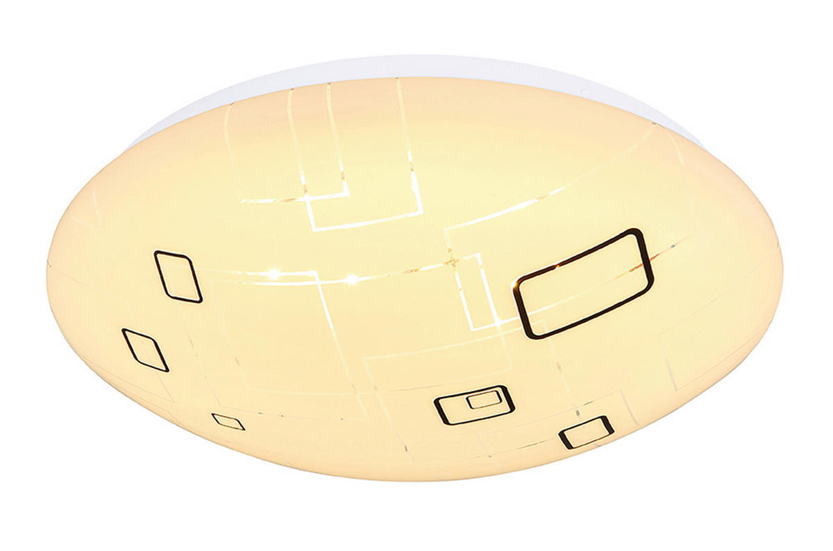 LED-DECKENLEUCHTE 36/10.5 cm   - Weiß, Basics, Kunststoff/Metall (36/10.5cm) - Globo