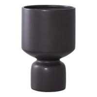 ÜBERTOPF 15/23,5 cm Schwarz  - Schwarz, Basics, Keramik (15/23,5cm)