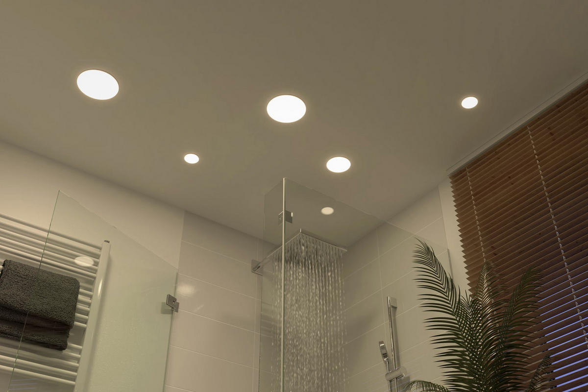 LED-EINBAUSPOT Veluna VariFit 7,5/1 cm   - Weiß, Basics, Kunststoff (7,5/1cm) - Paulmann