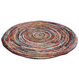 WEBTEPPICH 120 cm Sixteen round  - Multicolor, Trend, Textil (120cm) - Novel