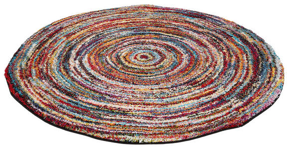 WEBTEPPICH 120 cm Sixteen round  - Multicolor, Trend, Textil (120cm) - Novel