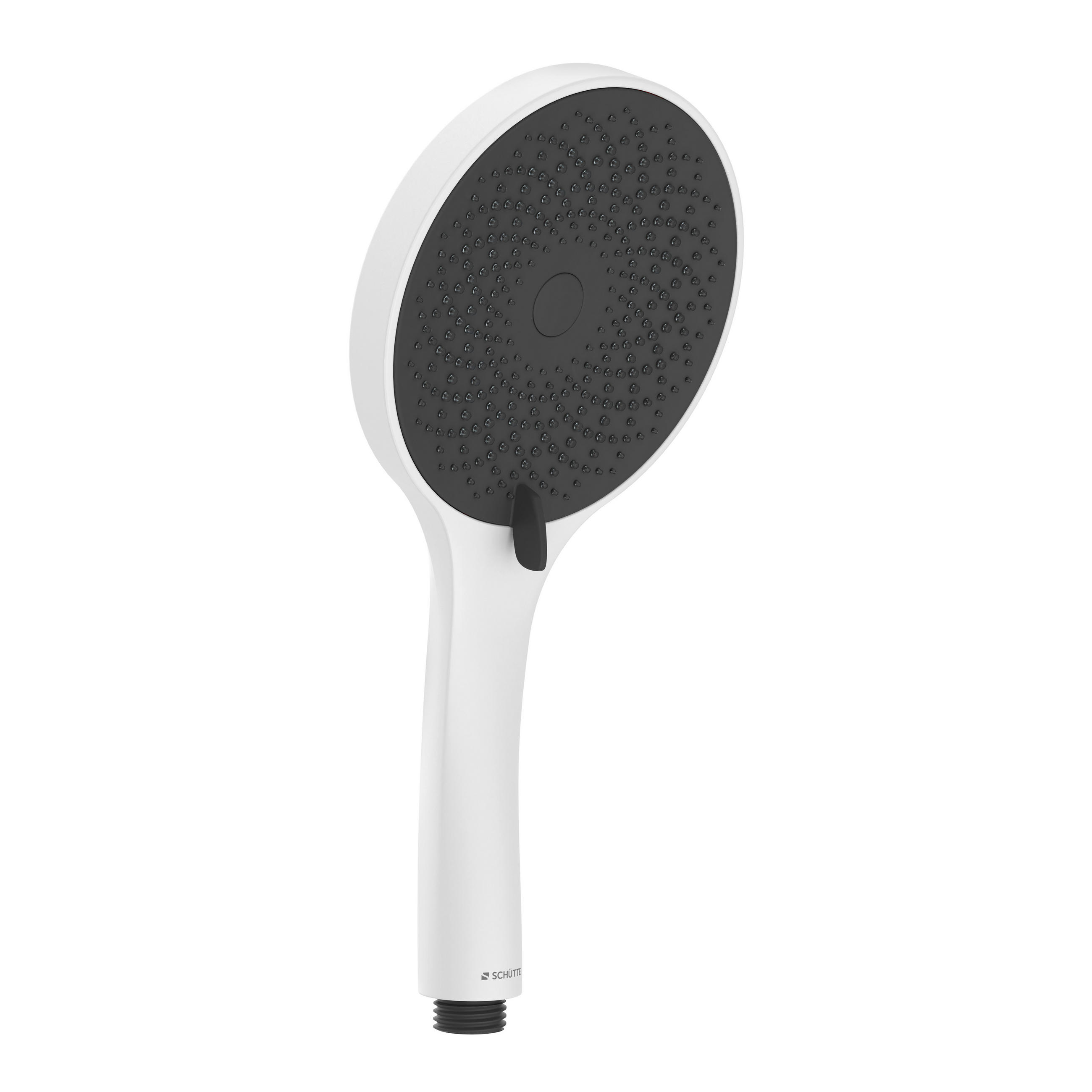ZUHANYFEJ   - antracit/fehér, Basics, műanyag (12,7/26,3/2cm) - Schütte