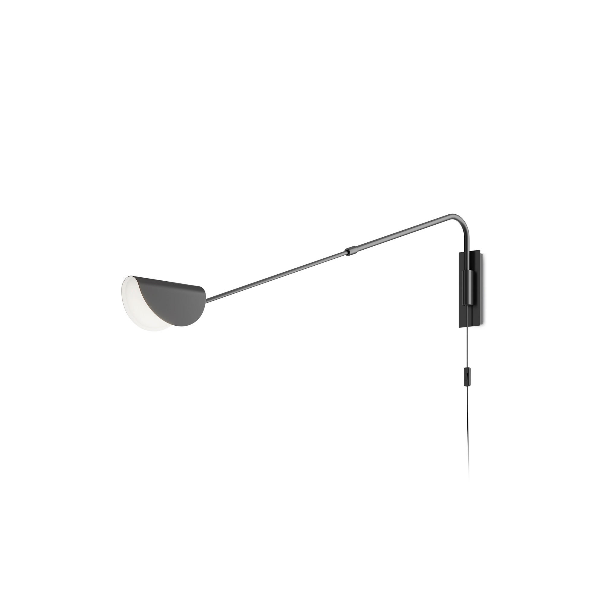 WANDLEUCHTE Modern 36/9,5/105 cm   - Schwarz, Trend, Kunststoff/Metall (36/9,5/105cm) - MAYTONI