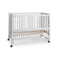 BEISTELLBETT Hajo   - Weiß, Basics, Holz (124/90/64cm) - tiSsi