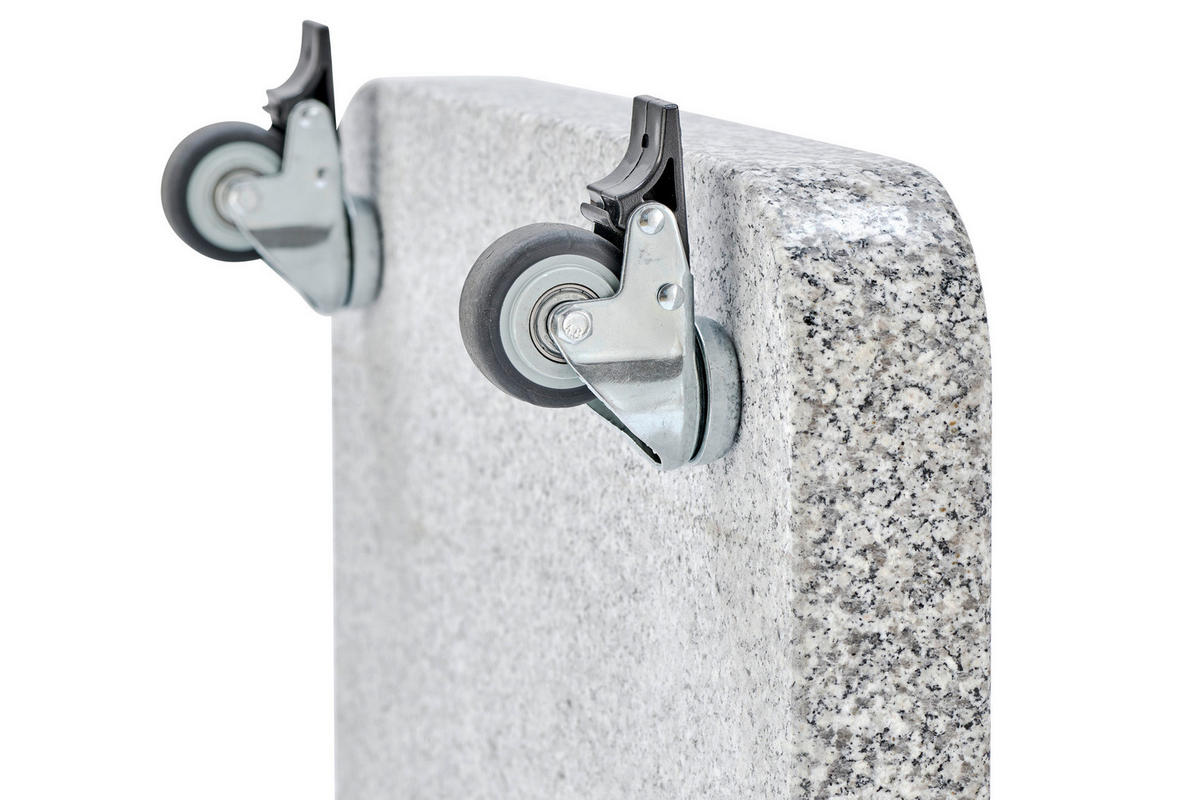 MÖBELROLLEN - Silberfarben, Basics, Metall (5/7cm) - Glatz