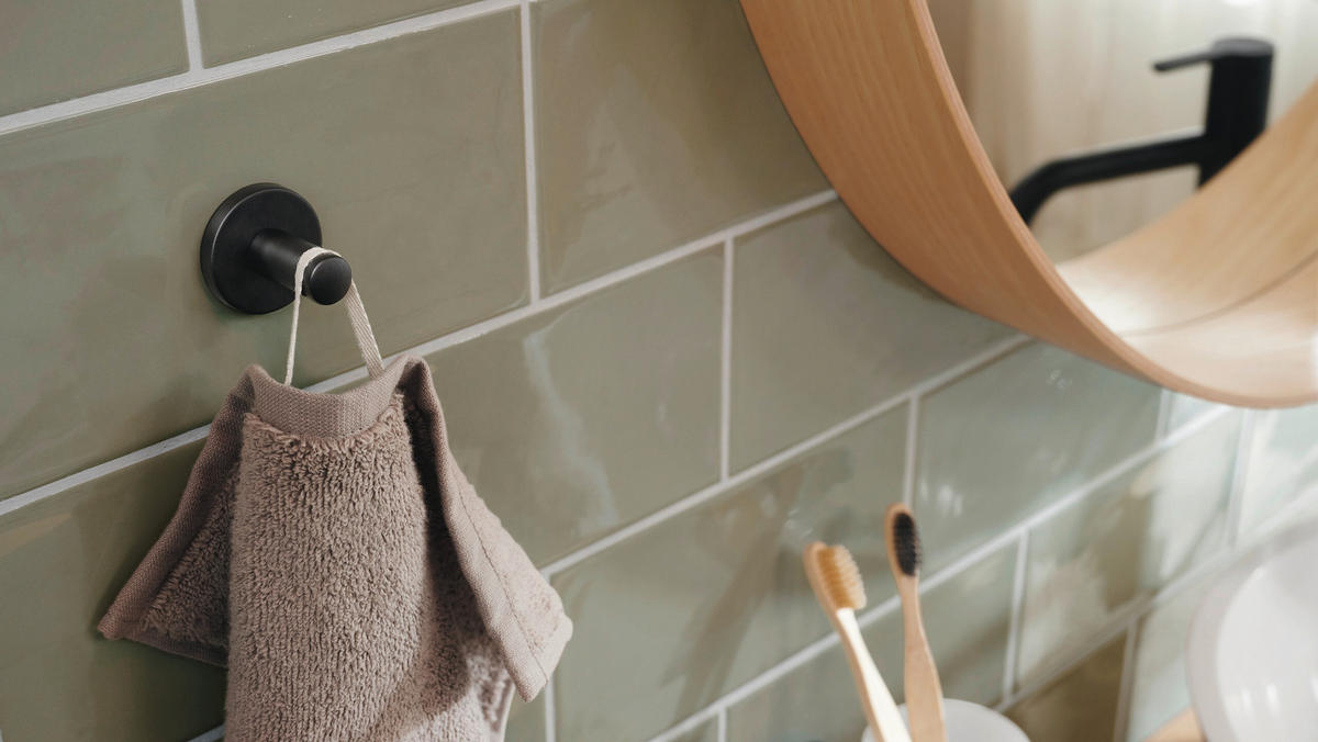 HANDTUCHHAKEN - Graphitfarben, Basics, Metall (3,68/3,68/3,55cm) - Tesa