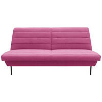 2-SITZER-SOFA in Rosa  - Schwarz/Rosa, Design, Textil/Metall (185/92/103cm) - LOOKS by W.Joop