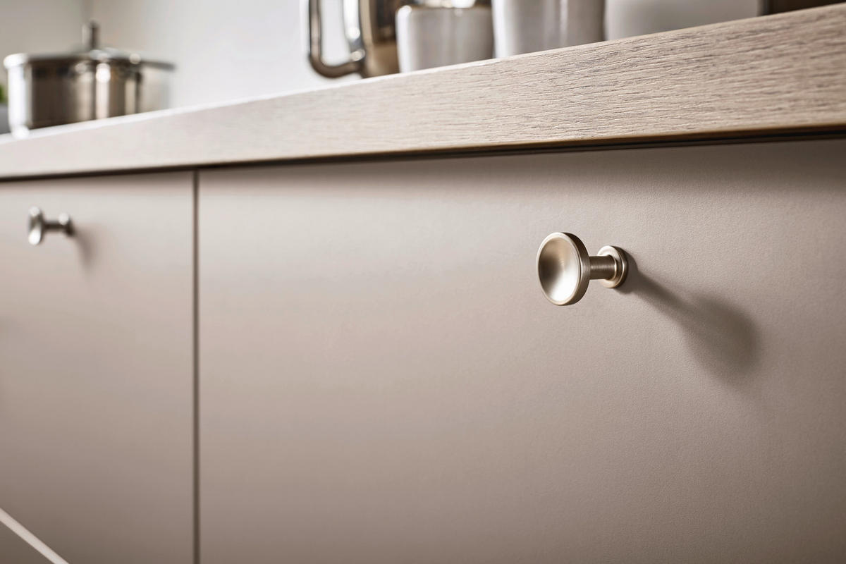 EINBAUKÜCHE   - Eichefarben/Grau, KONVENTIONELL, Holzwerkstoff - Xora