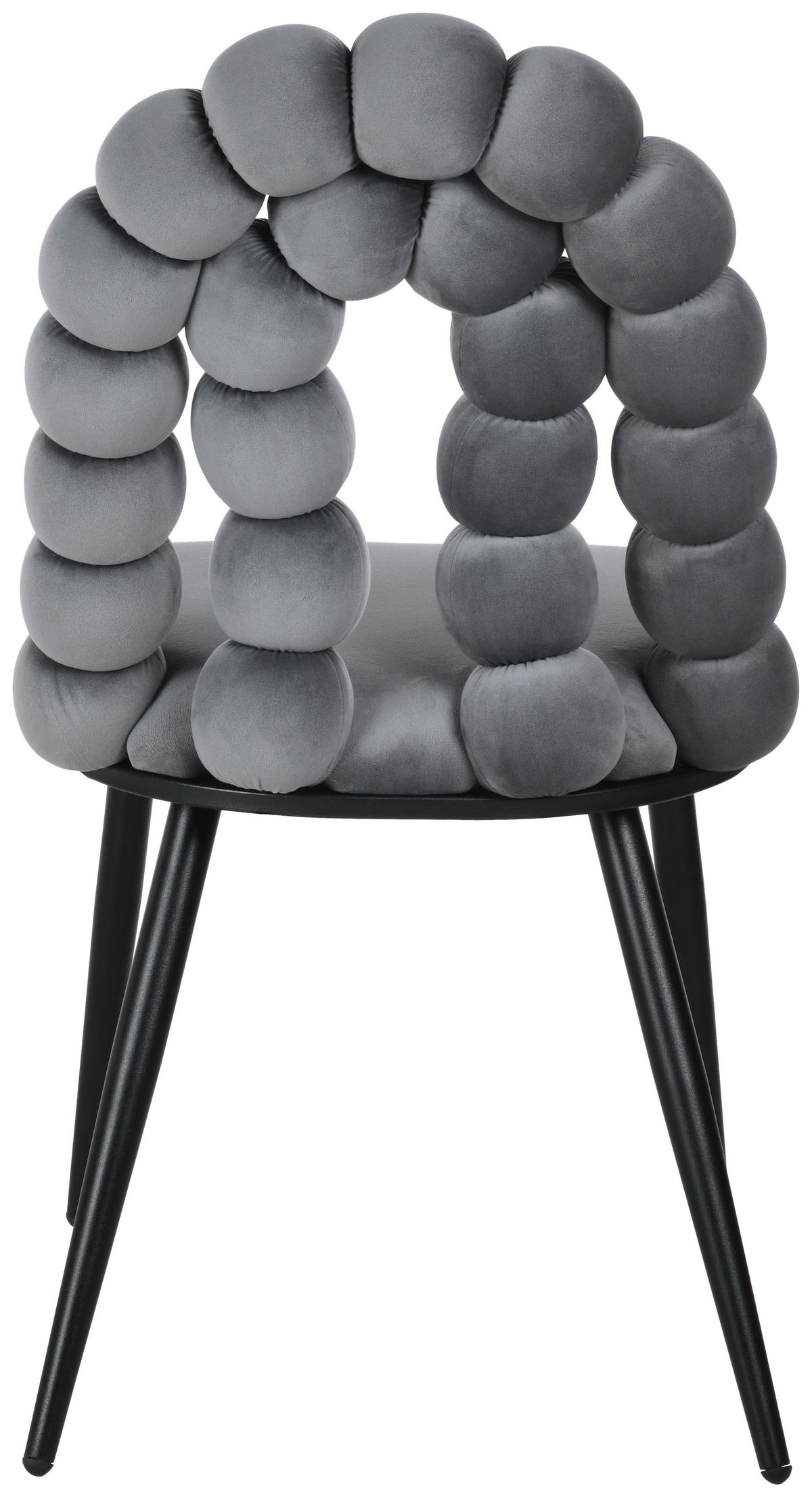 ŽIDLE, šedá - šedá/černá, Moderní, kov/dřevo (47/87/61cm) - Livetastic