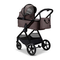 KOMBIKINDERWAGEN  Aura  Tonka Melange  - Braun, Basics, Textil (86/61cm) - Moon