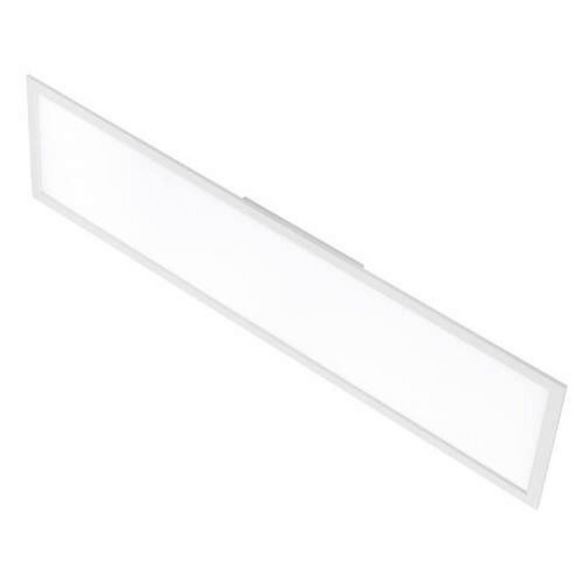 LED-DECKENLEUCHTE 119.5/29.5/4.8 cm   - Weiß, Design, Kunststoff/Metall (119.5/29.5/4.8cm)