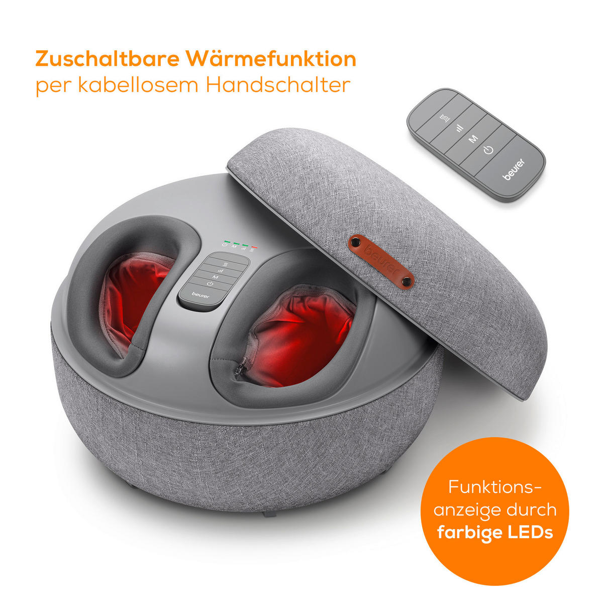 FUßMASSAGEGERÄT - Hellgrau, Basics - Beurer