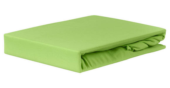 Spannleintuch Jardena 160x200 cm - Grün, KONVENTIONELL, Textil (140-160/200cm) - Ombra