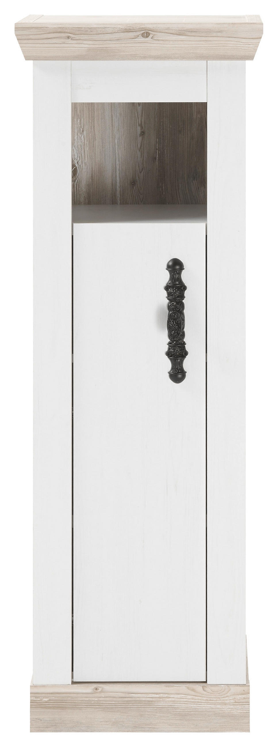 BADEZIMMER 4-teilig  in  - Schwarz/Weiß, Design, Naturmaterialien/Holzwerkstoff (143/200/46cm) - MID.YOU