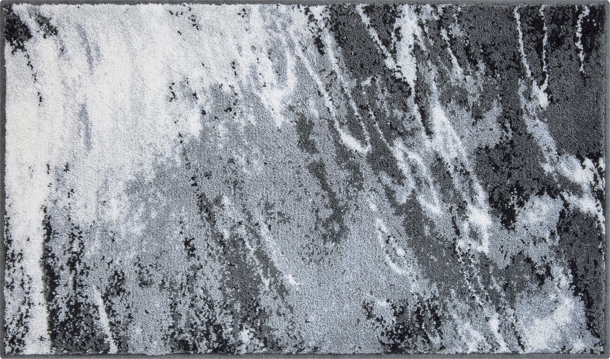 BADTEPPICH Magma Grau 60/100 cm  - Grau, Basics, Kunststoff/Textil (60/100cm) - Grund