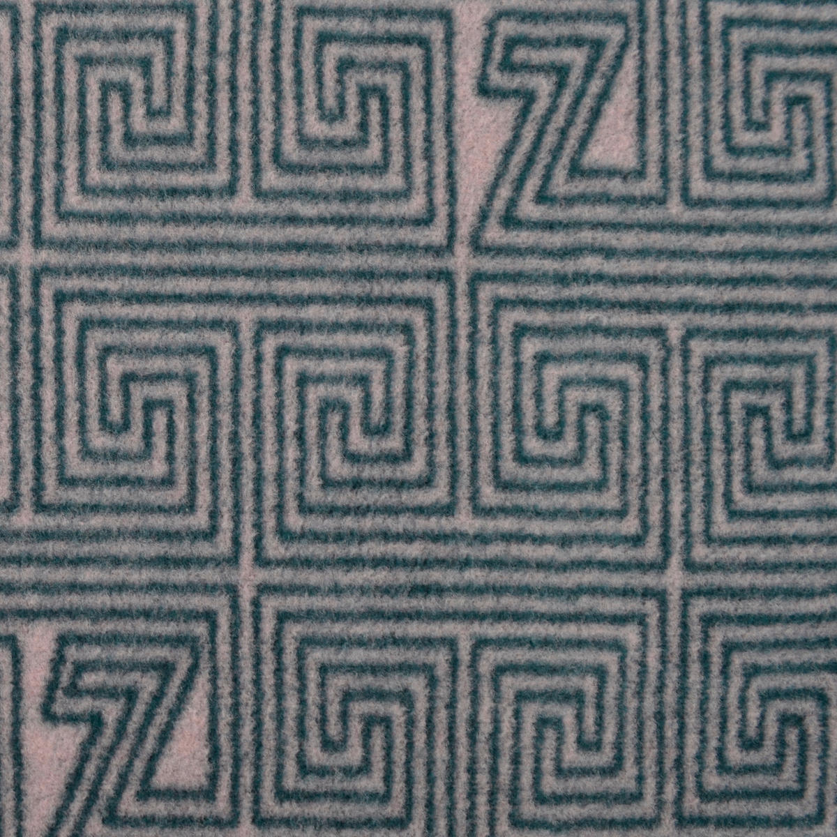 KISSENHÜLLE SOFT-FLEECE-LEGACY 50/50 cm  - Türkis/Blau, Basics, Textil (50/50cm) - Zoeppritz