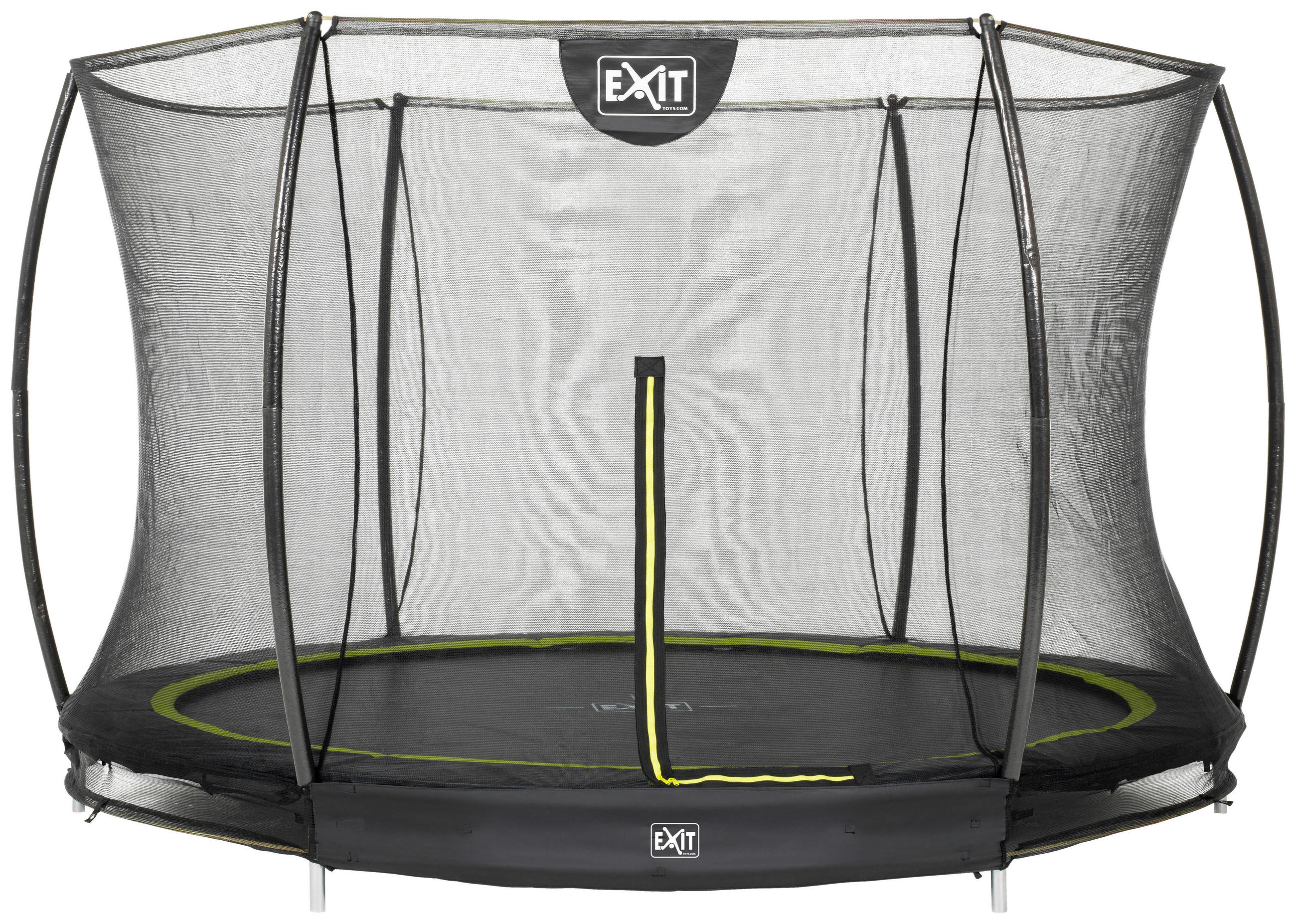 TRAMPOLIN EXIT GROUND Ø305  - Schwarz, KONVENTIONELL, Kunststoff/Metall (305/203cm) - EXIT Toys