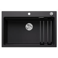 SPÜLE Etagon  - Schwarz, Stein/Metall (78/23,2/51cm) - Blanco