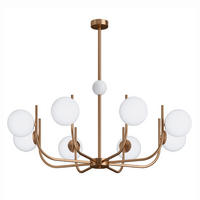 PENDELLAMPA 103/27,6/103 cm  - mässingsfärgad, Trend, metall/glas (103/27,6/103cm) - MAYTONI