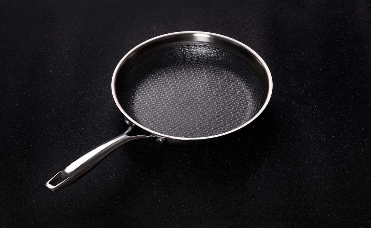 BRATPFANNE PTFE-Antihaftbeschichtung 20 cm  - Silberfarben, Basics, Metall (20cm) - Masterpro