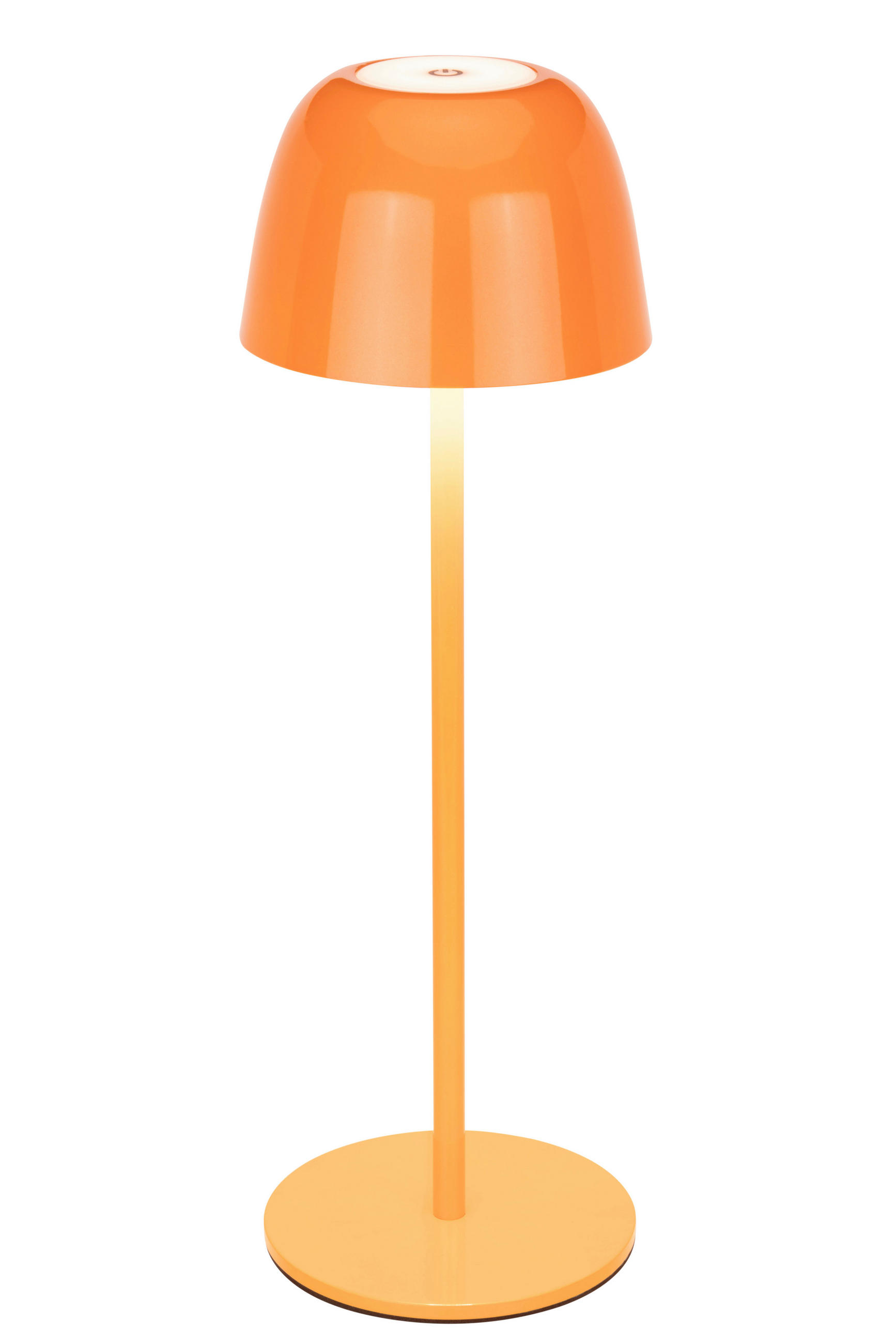 STOLNÍ LAMPA NA BATERIE 11/34,6 cm - oranžová, Trend, kov (11/34,6cm) - Novel