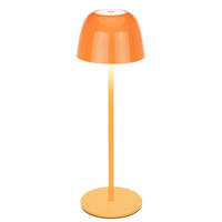 AKKU-TISCHLEUCHTE Santa Ana 11/34,6 cm  - Orange, Trend, Metall (11/34,6cm) - Novel