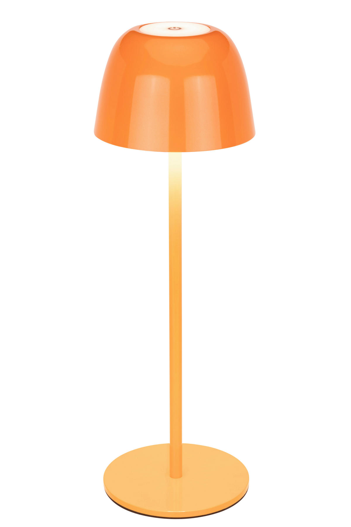 AKKU-TISCHLEUCHTE Santa Ana 11/34,6 cm  - Orange, Trend, Metall (11/34,6cm) - Novel