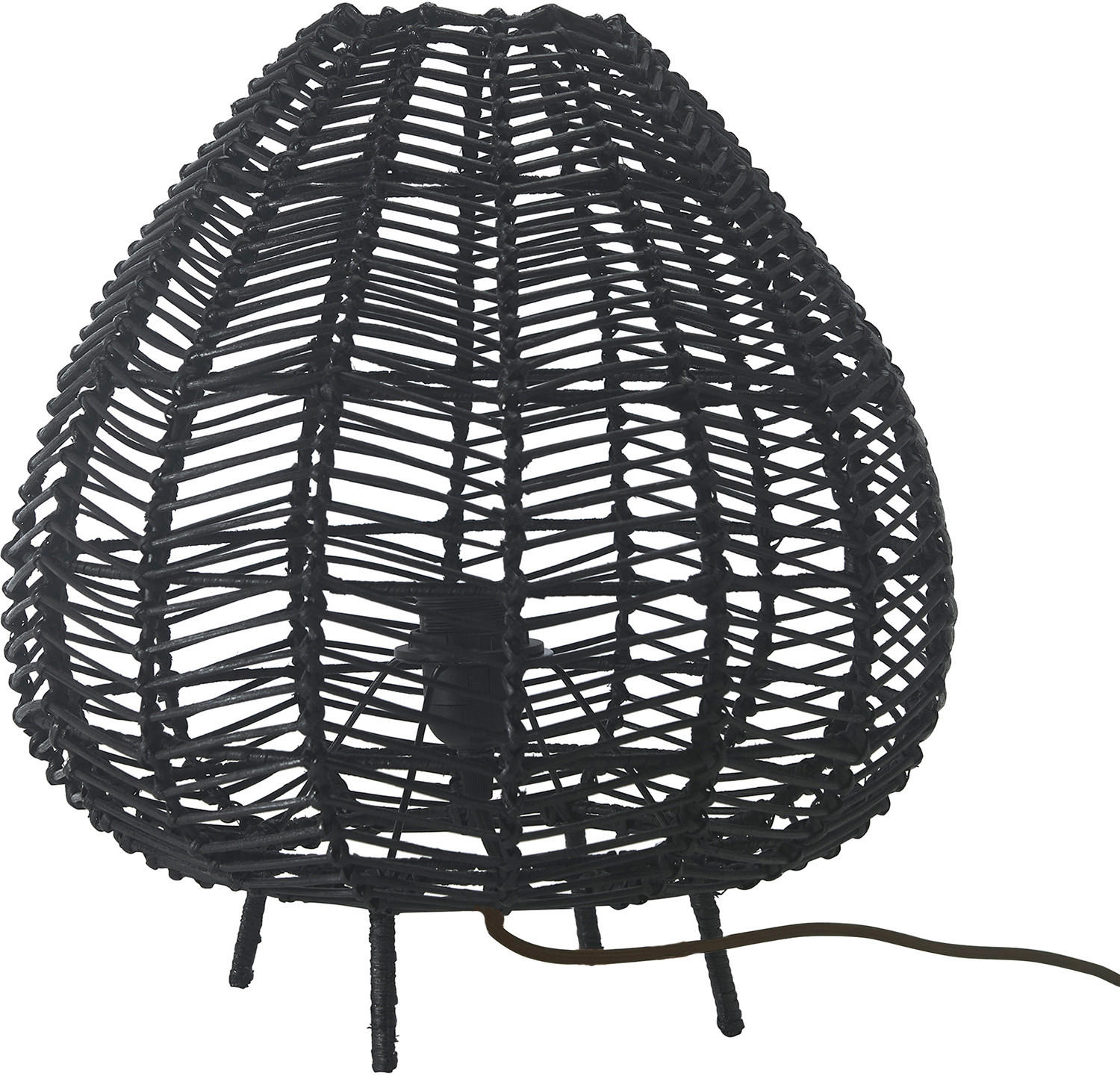 AUßENLEUCHTE PR Home Nana 36,5/38,5/36,5 cm   - Schwarz, KONVENTIONELL, Naturmaterialien (36,5/38,5/36,5cm)