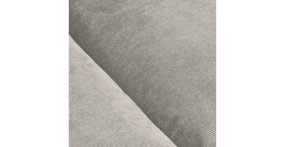 BIGSOFA Feincord Grau, Rosa  - Schwarz/Rosa, Design, Kunststoff/Textil (260/90/140cm) - Carryhome