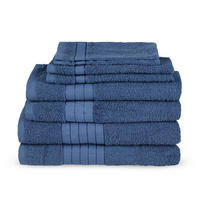 FROTTIERSET Blau 8-teilig  - Blau, Basics, Textil