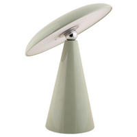 NABÍJATEĽNÁ STOLNÁ LAMPA, 23/26/23 cm - zelená, Basics, plast (23/26/23cm) - Leitmotiv