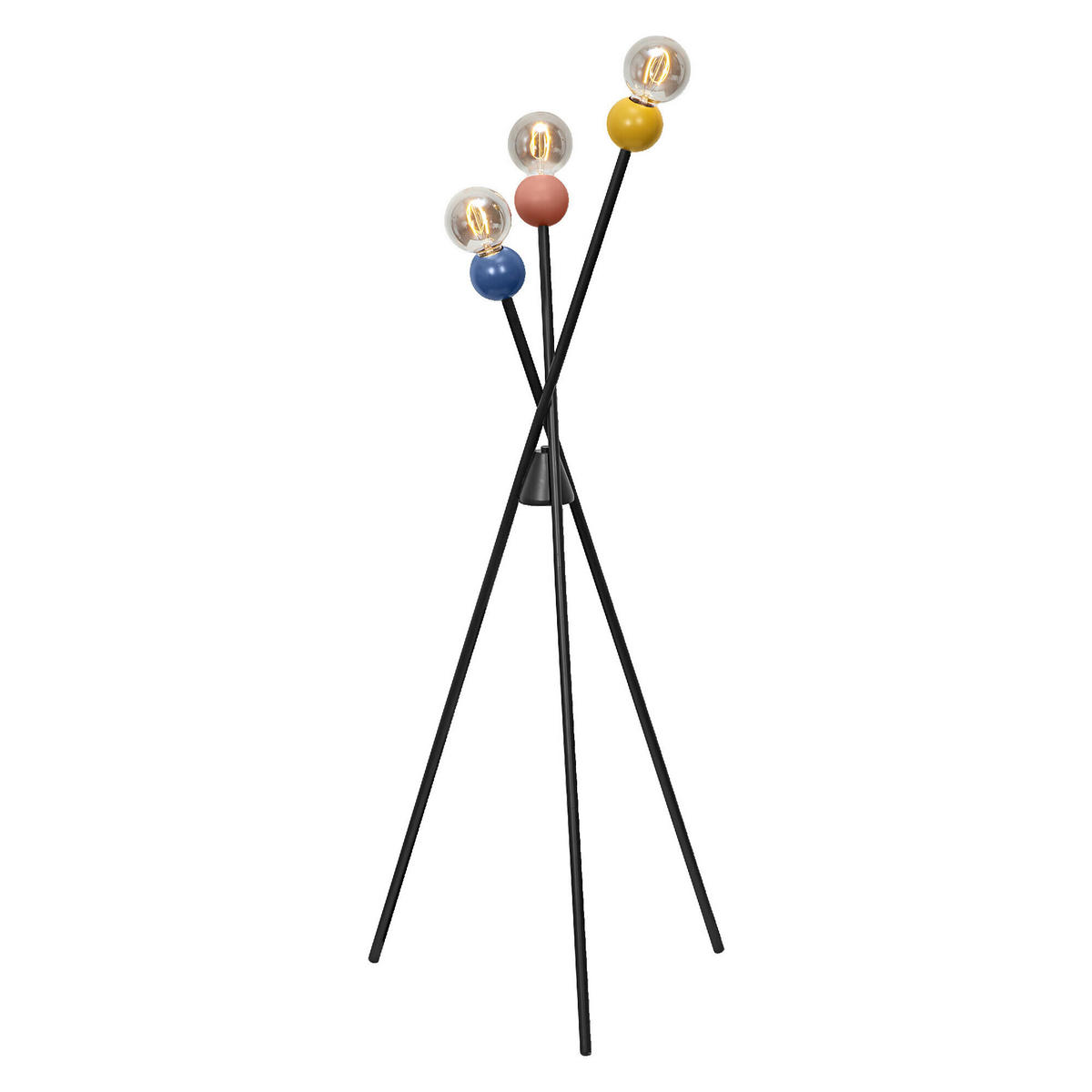 STEHLEUCHTE 55/47/135 cm    - Design, Metall (55/47/135cm) - Osram