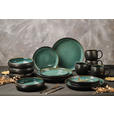 KOMBISERVICE Faro Grün 16-teilig  - Grün, Design, Keramik - Novel