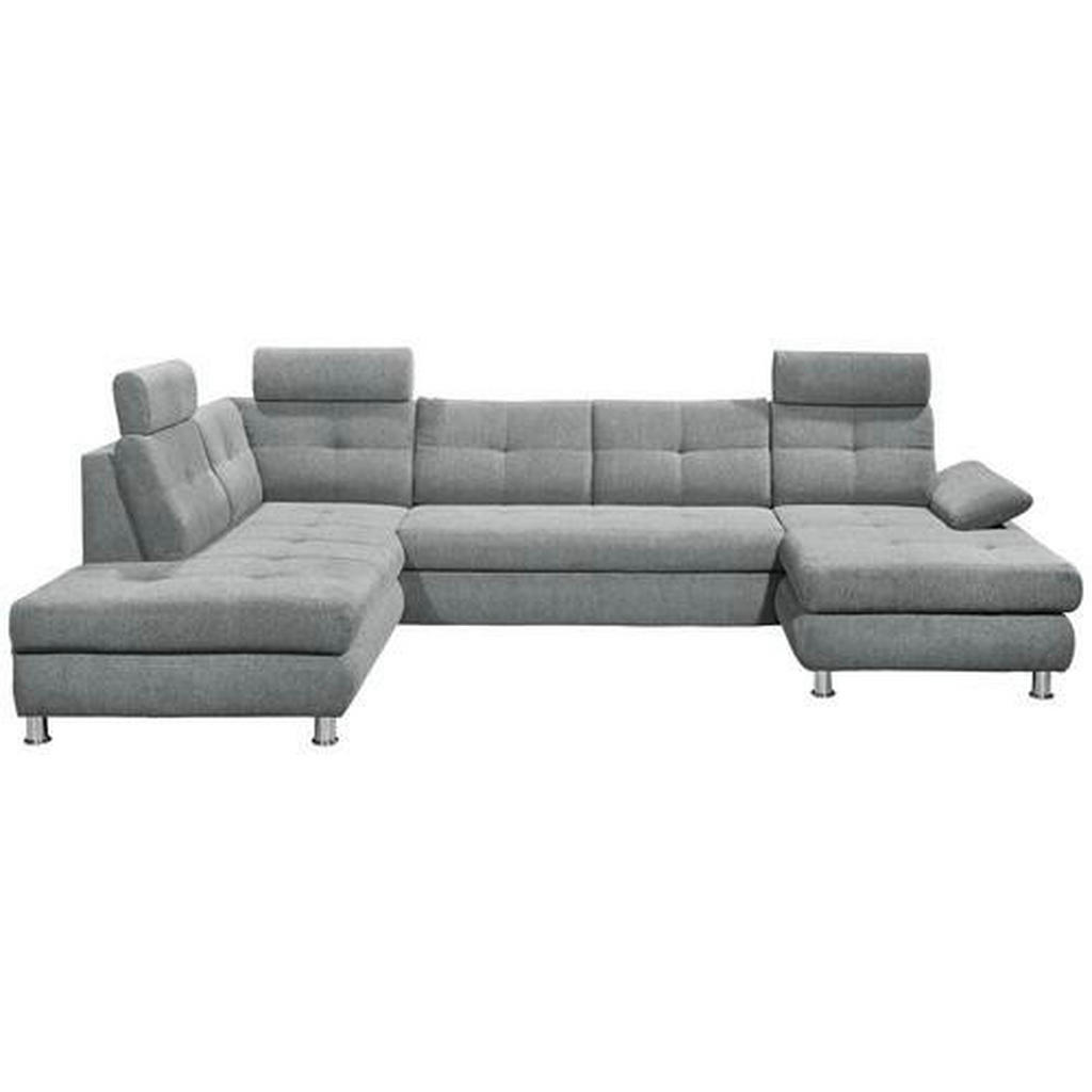 MID.YOU SEDACÍ SOUPRAVA, textil, světle šedá