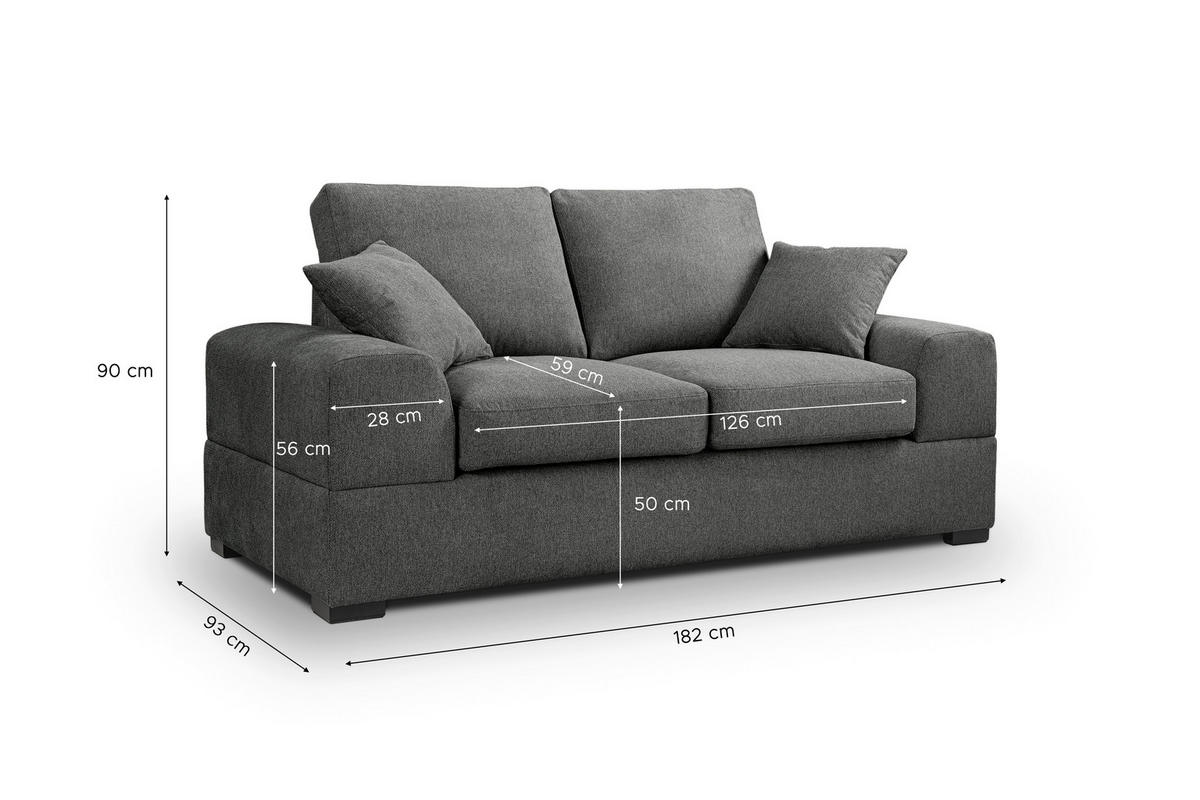 2-SITZER-SOFA  - Basics (182/93cm) - MID.YOU