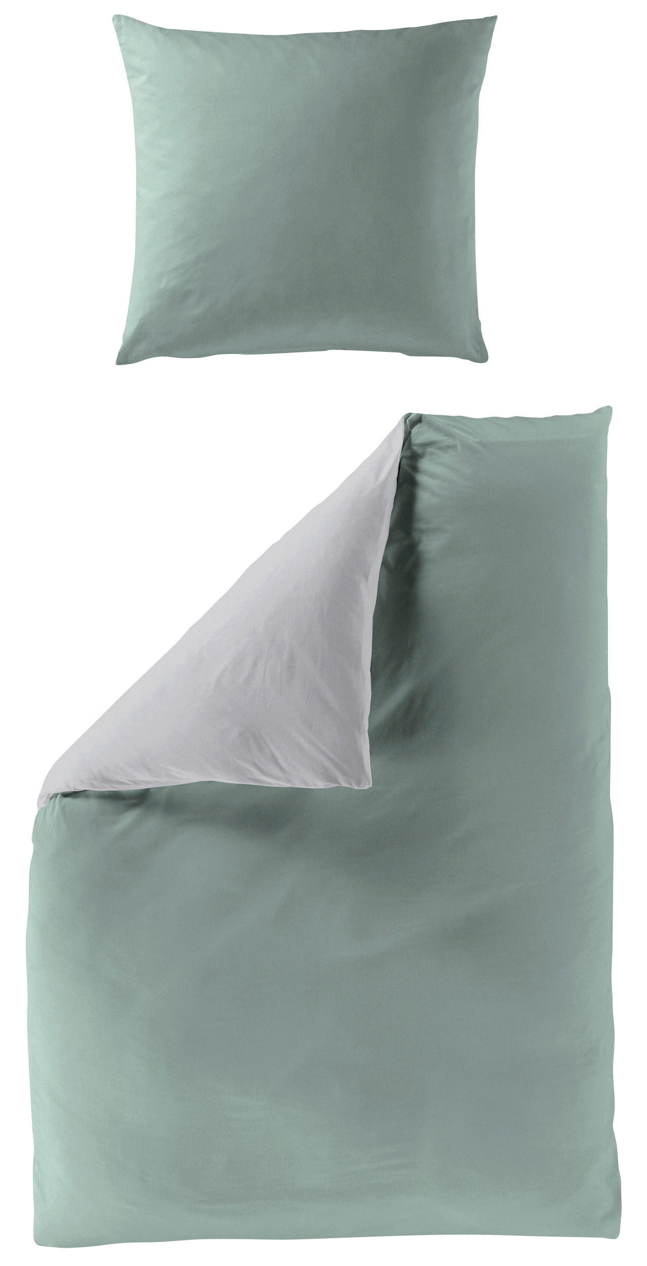 BETTWÄSCHE Renforcé 240/220 cm  - Jadegrün, KONVENTIONELL, Textil (240/220cm) - Bierbaum