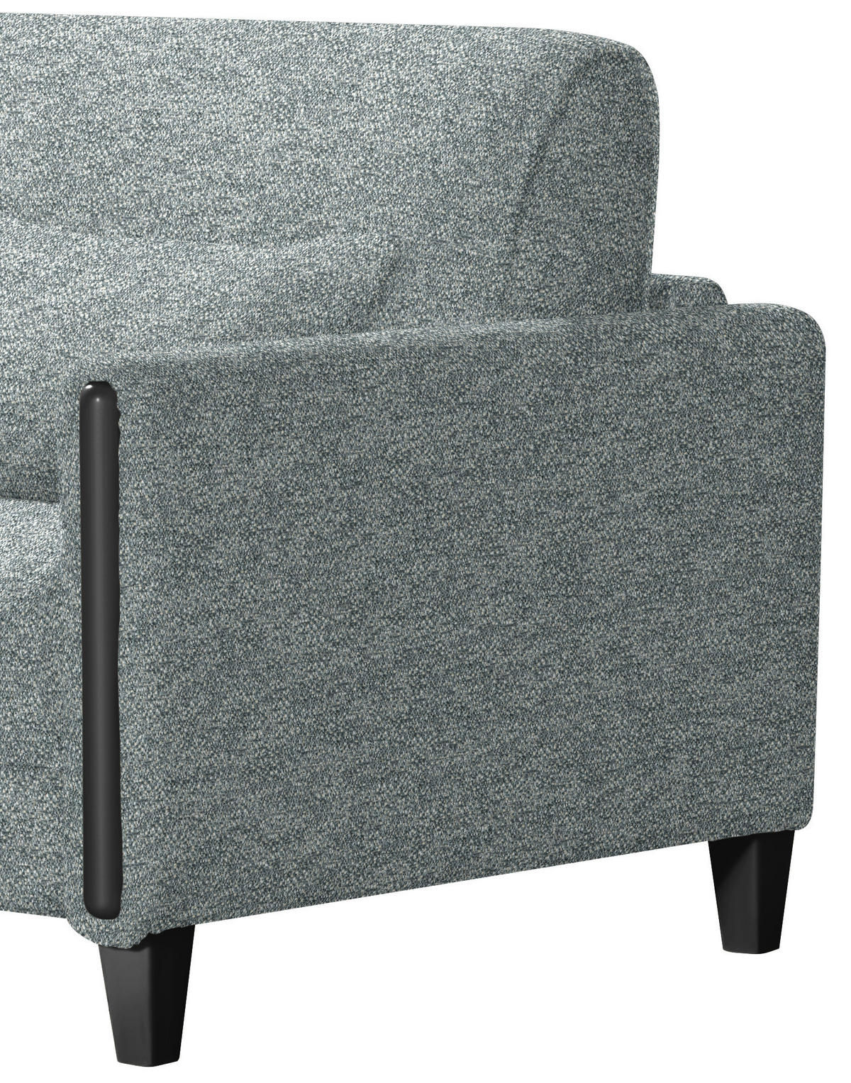 SCHLAFSOFA in Holz, Textil Anthrazit, Schwarz  - Anthrazit/Schwarz, Design, Holz/Textil (174/88/104cm) - Niels Andersson