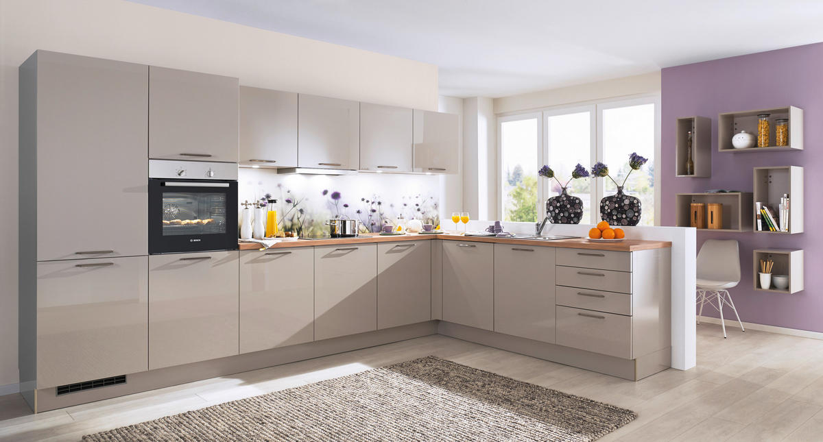 BUCĂTĂRIE LA COMANDĂ   - cașmir, Design, material pe bază de lemn - Moderano