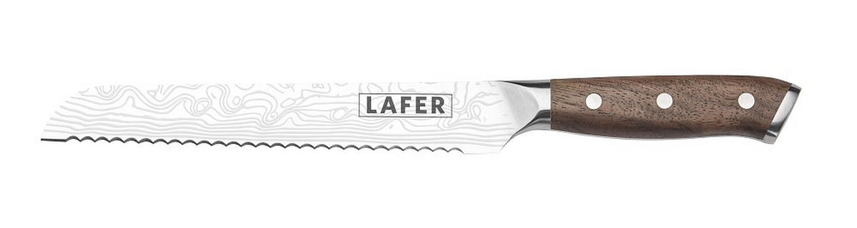 MESSERSET Touch 5-teilig  - Graubraun, Basics, Holz/Metall - Johann Lafer