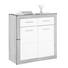 KOMMODE - Eichefarben/Silberfarben, Design, Holz/Holzwerkstoff (82/88/37cm) - Boxxx KOMMODE - Eichefarben/Silberfarben, Design, Holz/Holzwerkstoff (82/88/37cm) - Boxxx